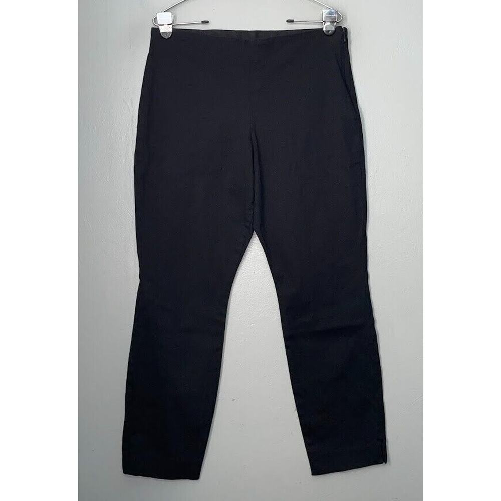 Old Navy Womens Size 12 Black Jack Wow Pants Ankle Crop High Rise Skinny Stretch